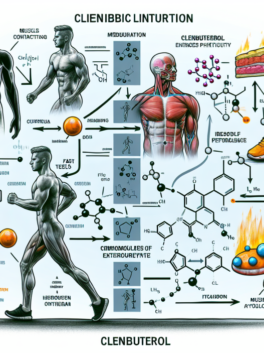 Clenbuterol and its metabolism action during physical activity