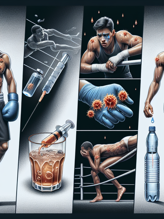 Side effects of overusing bactericidal water injections in athletes