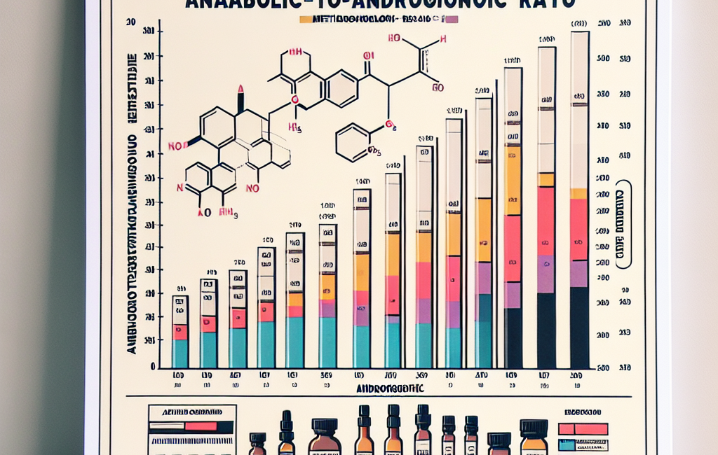 Anabolic-to-androgenic ratio of metildrostanolone compared to others