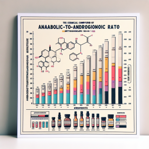 Anabolic-to-androgenic ratio of metildrostanolone compared to others