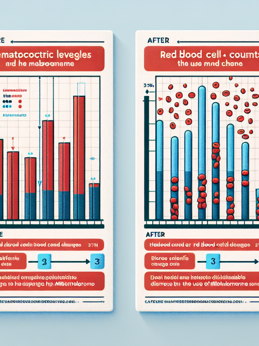 Hematocrit and red blood cell changes from mibolerone
