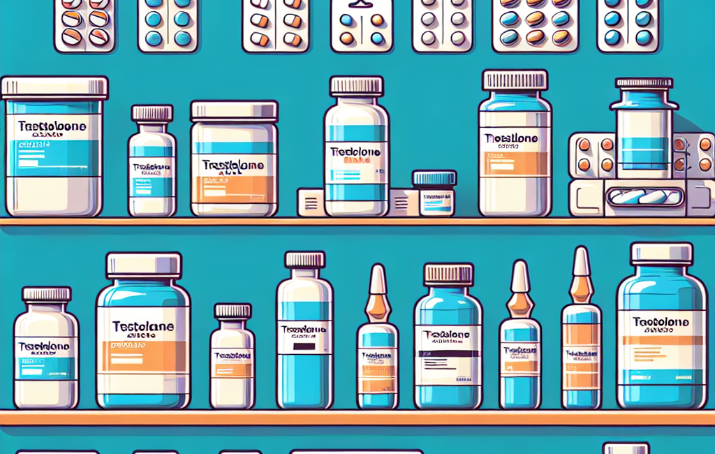 Concentration variations of trestolone acetato on the market