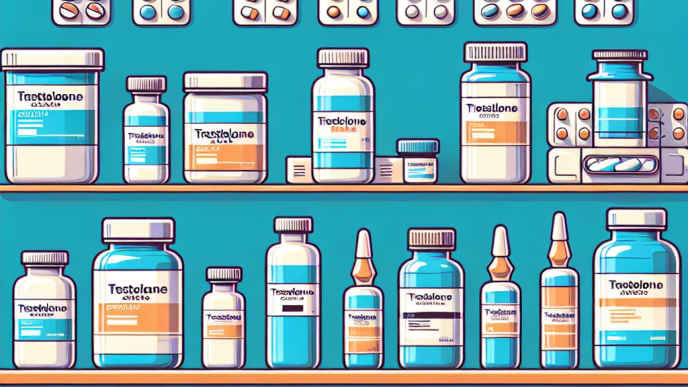 Concentration variations of trestolone acetato on the market