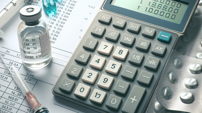 Volume calculation for primobolan injections
