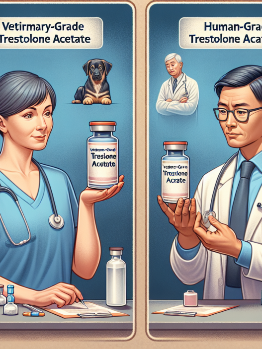 Veterinary vs human grade trestolone acetato